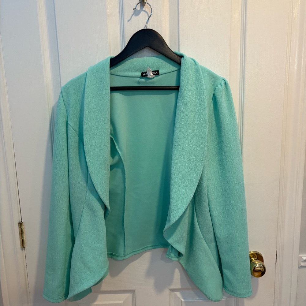 HEIMISH USA Aqua Women's Blazer